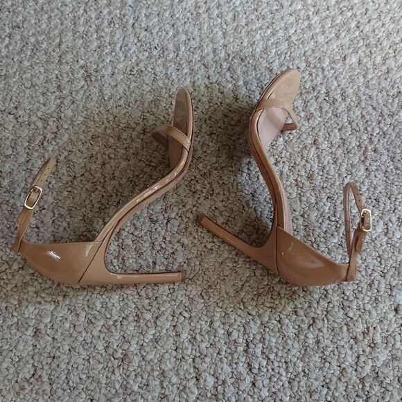 Stuart Weitzman Nudistsong Minimalist Leather Sandals size 36.5 - Picture 6 of 16